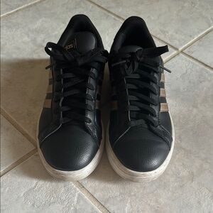 Adidas Black Sneakers Minimalist Design
